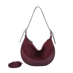Sac Porté épaule Bimatière En Simili Cuir Grainé Et Suède 35 Sac Porté épaule Bimatière En Simili Cuir Grainé Et Suède -Accessoires De Mode pdtimg 5008367hd