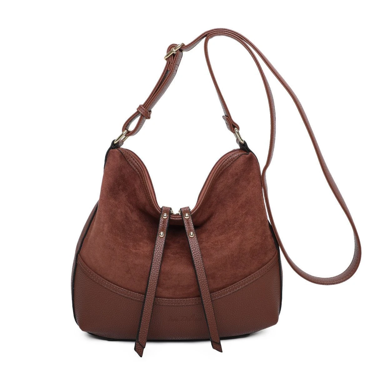 Sac à Bandoulière Bimatière Fermé Par Zip Double Curseur 9 Sac à Bandoulière Bimatière Fermé Par Zip Double Curseur – Image 7