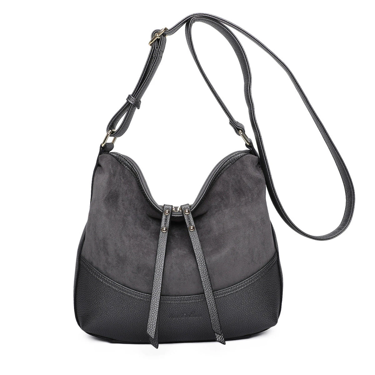 Sac à Bandoulière Bimatière Fermé Par Zip Double Curseur 11 Sac à Bandoulière Bimatière Fermé Par Zip Double Curseur – Image 9