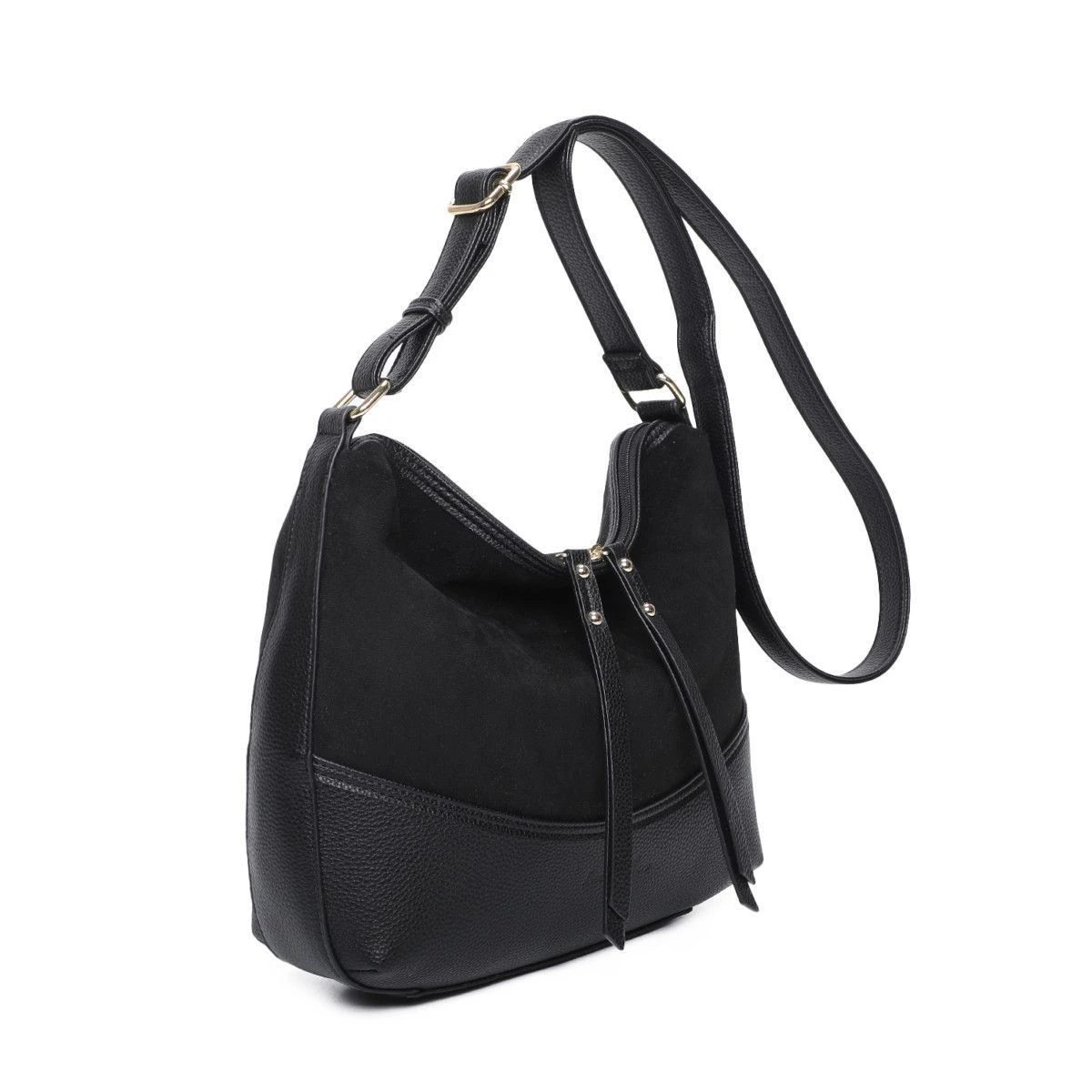 Sac à Bandoulière Bimatière Fermé Par Zip Double Curseur 18 Sac à Bandoulière Bimatière Fermé Par Zip Double Curseur – Image 16