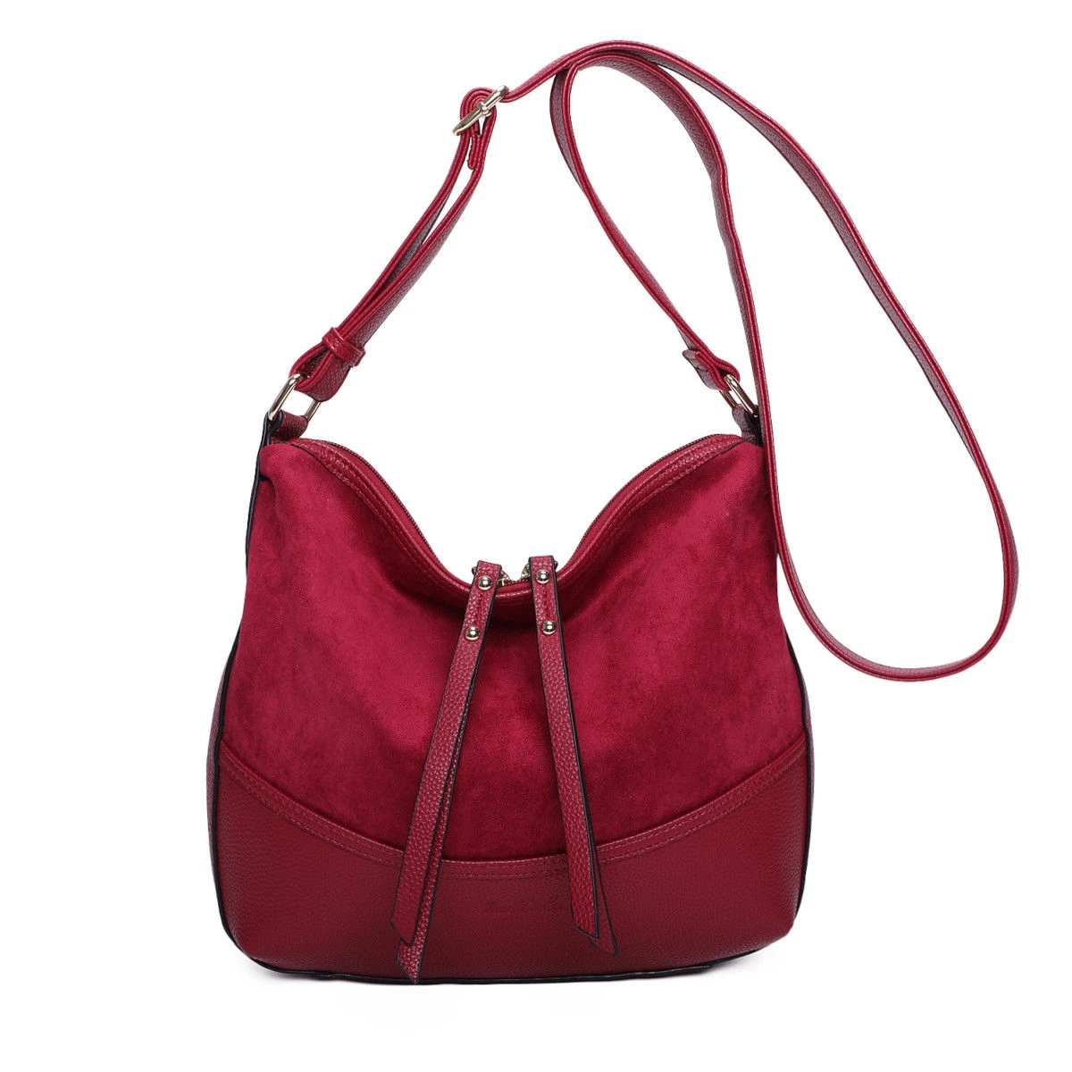 Sac à Bandoulière Bimatière Fermé Par Zip Double Curseur 19 Sac à Bandoulière Bimatière Fermé Par Zip Double Curseur – Image 17