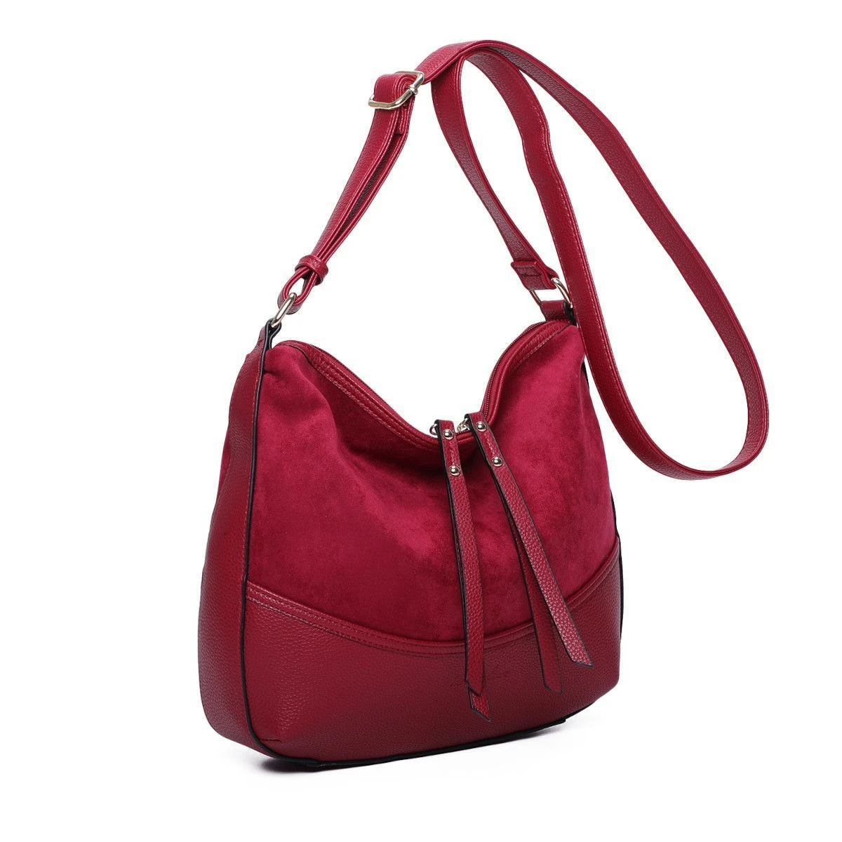 Sac à Bandoulière Bimatière Fermé Par Zip Double Curseur 20 Sac à Bandoulière Bimatière Fermé Par Zip Double Curseur – Image 18