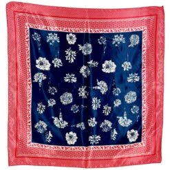 Bandana Carré 2 Tons à Imprimé Fleurs Et Graphiques -Accessoires De Mode pdtimg 5009884hd