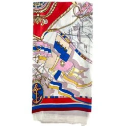 Bandana Carré En Polyester Avec Imprimé Marin -Accessoires De Mode pdtimg 5009916hd