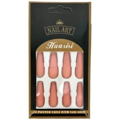Faux Ongles De Couleur Unie à Finition Mate -Accessoires De Mode pdtimg 5010095hd