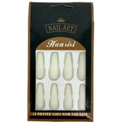 Faux Ongles De Couleur Unie à Finition Mate -Accessoires De Mode pdtimg 5010098hd