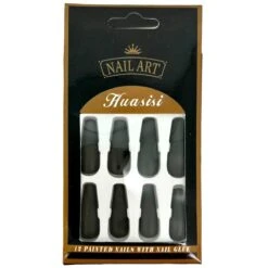 Faux Ongles De Couleur Unie à Finition Mate -Accessoires De Mode pdtimg 5010099hd