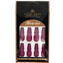 Faux Ongles De Couleur Unie à Finition Mate -Accessoires De Mode pdtimg 5010100hd