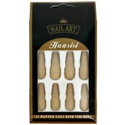 Faux Ongles De Couleur Unie à Finition Mate -Accessoires De Mode pdtimg 5010101hd