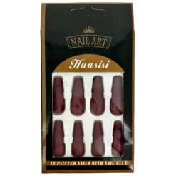 Faux Ongles De Couleur Unie à Finition Mate -Accessoires De Mode pdtimg 5010102hd