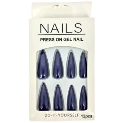 Faux Ongles Long En Plastique De Couleur Unie -Accessoires De Mode pdtimg 5010112hd