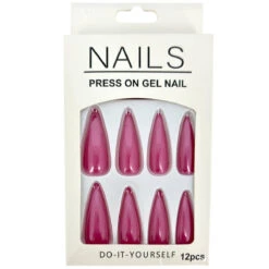 Faux Ongles Long En Plastique De Couleur Unie -Accessoires De Mode pdtimg 5010113hd