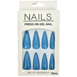 Faux Ongles Long En Plastique De Couleur Unie -Accessoires De Mode pdtimg 5010114hd