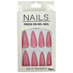 Faux Ongles Long En Plastique De Couleur Unie -Accessoires De Mode pdtimg 5010118hd