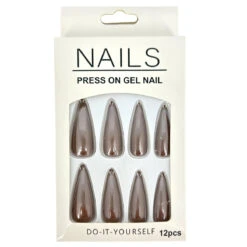 Faux Ongles Long En Plastique De Couleur Unie -Accessoires De Mode pdtimg 5010120hd