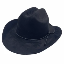 Chapeau De Cowboy à Fine Bande Tressée Autour De La Base -Accessoires De Mode pdtimg 5010441b