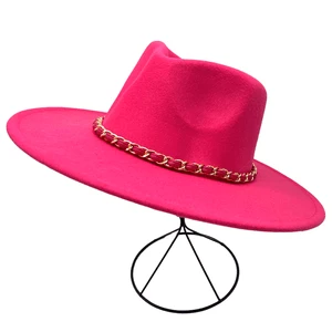 Chapeau Embelli D'une Chaîne Tressée Avec Simili Cuir 11 Chapeau Embelli D'une Chaîne Tressée Avec Simili Cuir – Image 9