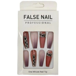Faux Ongles Forme Long En Plastique à Motif -Accessoires De Mode pdtimg 5010644hd