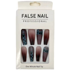 Faux Ongles Forme Long En Plastique à Motif -Accessoires De Mode pdtimg 5010646hd