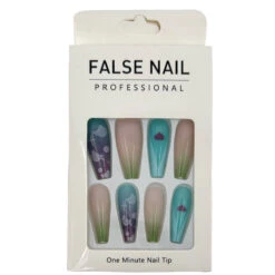 Faux Ongles Forme Long En Plastique à Motif -Accessoires De Mode pdtimg 5010648hd