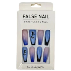 Faux Ongles Forme Long En Plastique à Motif -Accessoires De Mode pdtimg 5010650hd