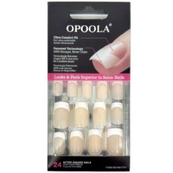 Faux Ongles En Forme Carrée Arrondie -Accessoires De Mode pdtimg 5010683hd