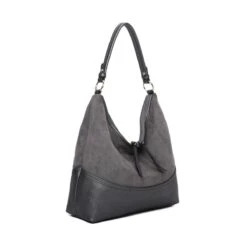 Sac Cabas Bimatière Conçu En Faux Suède Et Simili Cuir -Accessoires De Mode pdtimg 5010890hd