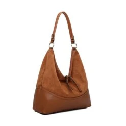 Sac Cabas Bimatière Conçu En Faux Suède Et Simili Cuir -Accessoires De Mode pdtimg 5010893hd