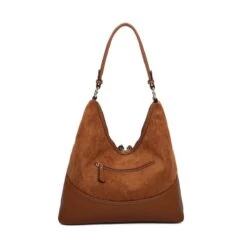 Sac Cabas Bimatière Conçu En Faux Suède Et Simili Cuir -Accessoires De Mode pdtimg 5010894hd