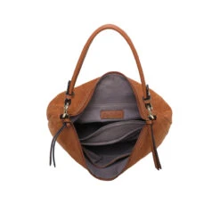 Sac Cabas Bimatière Conçu En Faux Suède Et Simili Cuir -Accessoires De Mode pdtimg 5010895hd