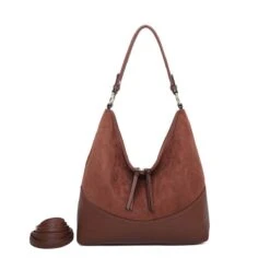 Sac Cabas Bimatière Conçu En Faux Suède Et Simili Cuir -Accessoires De Mode pdtimg 5010896hd