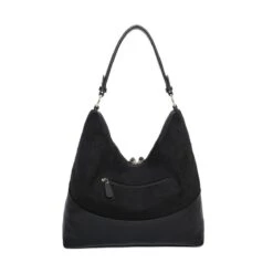 Sac Cabas Bimatière Conçu En Faux Suède Et Simili Cuir -Accessoires De Mode pdtimg 5010905hd