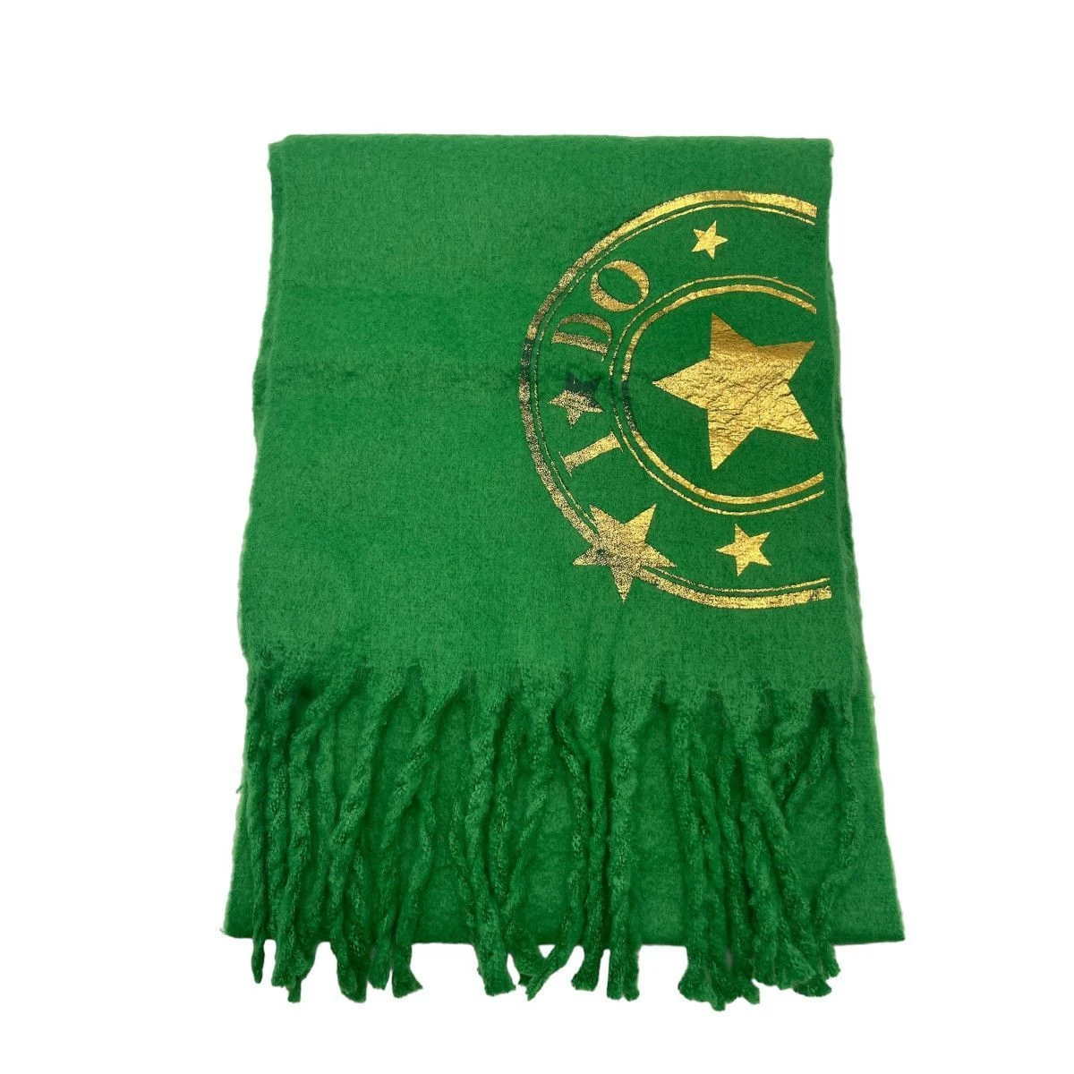 Écharpe Frangée En Maille Douce à Symbole Fantaisie 18 Écharpe Frangée En Maille Douce à Symbole Fantaisie – Image 16