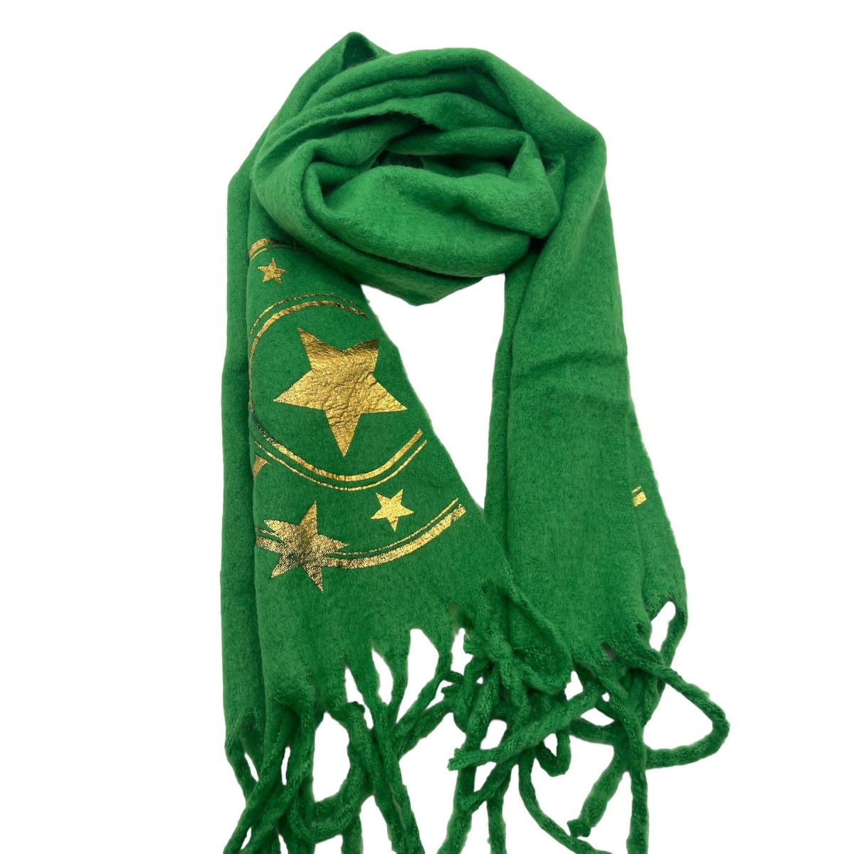 Écharpe Frangée En Maille Douce à Symbole Fantaisie 19 Écharpe Frangée En Maille Douce à Symbole Fantaisie – Image 17