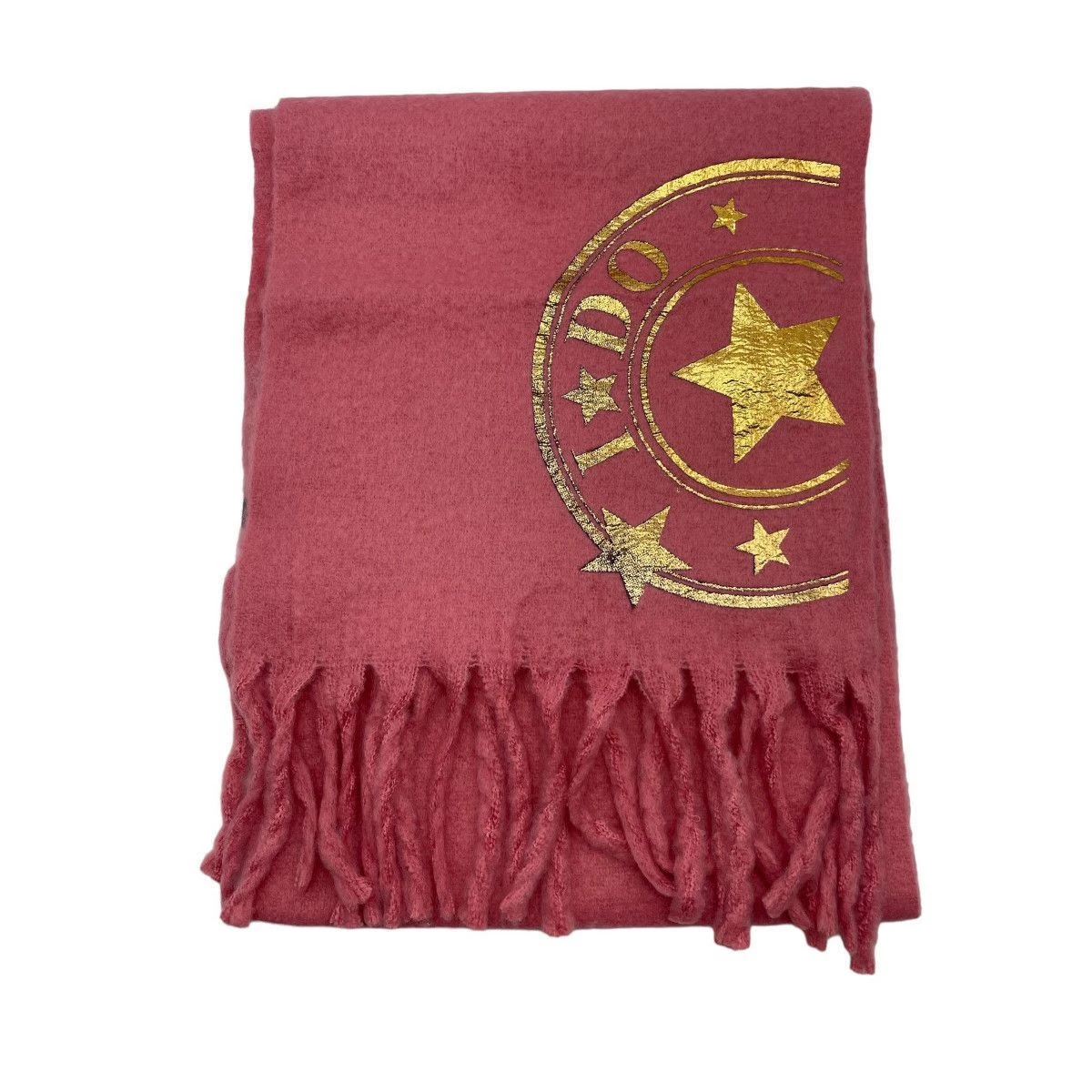 Écharpe Frangée En Maille Douce à Symbole Fantaisie 22 Écharpe Frangée En Maille Douce à Symbole Fantaisie – Image 20