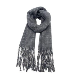 Écharpe Longue à Franges Tricotée En Maille Brillante 30 Écharpe Longue à Franges Tricotée En Maille Brillante -Accessoires De Mode pdtimg 5013293hd