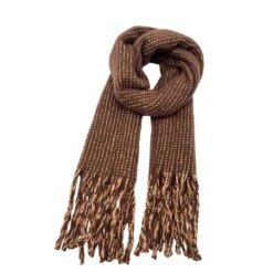 Écharpe Longue à Franges Tricotée En Maille Brillante 32 Écharpe Longue à Franges Tricotée En Maille Brillante -Accessoires De Mode pdtimg 5013295hd