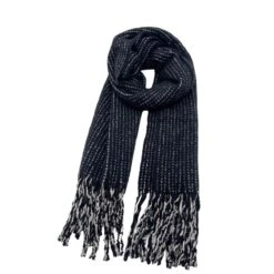 Écharpe Longue à Franges Tricotée En Maille Brillante 34 Écharpe Longue à Franges Tricotée En Maille Brillante -Accessoires De Mode pdtimg 5013297hd