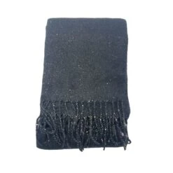 Écharpe Douce En Acrylique Avec Strass Et Franges -Accessoires De Mode pdtimg 5013500hd