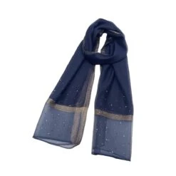 Écharpe Scintillante Aspect Soie à Détails Cristaux -Accessoires De Mode pdtimg 5013560hd