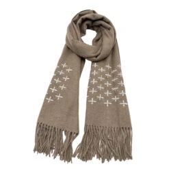 Écharpe En Viscose Effrangée à Broderie Fleurs 20 Écharpe En Viscose Effrangée à Broderie Fleurs -Accessoires De Mode pdtimg 5013625hd