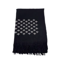 Écharpe En Viscose Effrangée à Broderie Fleurs 25 Écharpe En Viscose Effrangée à Broderie Fleurs -Accessoires De Mode pdtimg 5013630hd