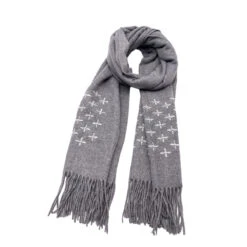 Écharpe En Viscose Effrangée à Broderie Fleurs 26 Écharpe En Viscose Effrangée à Broderie Fleurs -Accessoires De Mode pdtimg 5013632hd