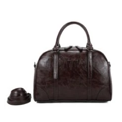 Sac à Main En Simili Cuir Doté De Poignées Supérieures -Accessoires De Mode pdtimg 5014449hd