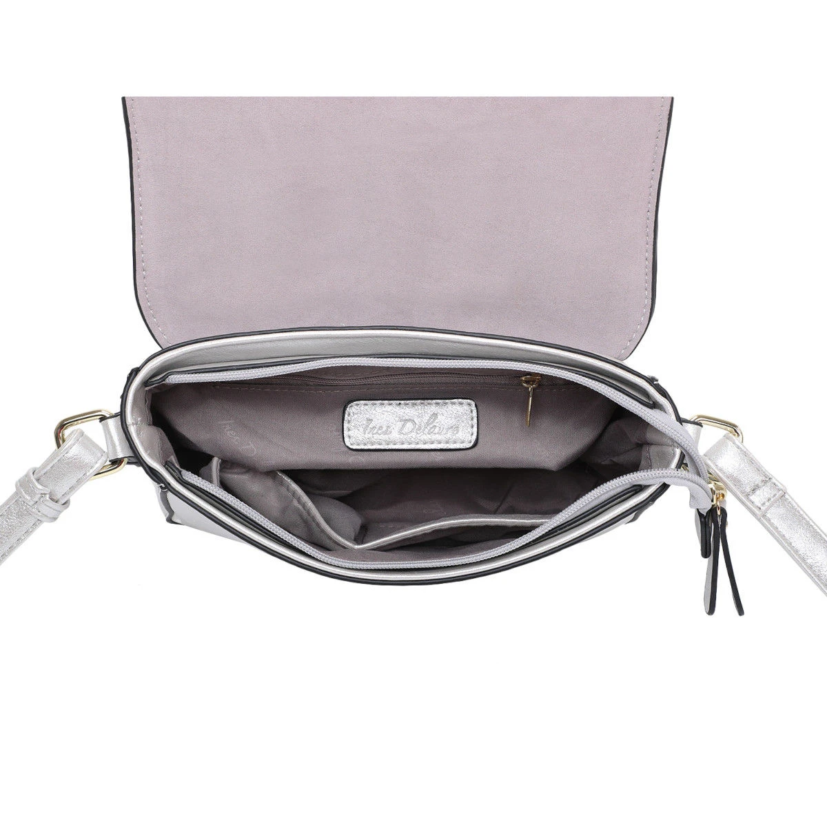 Sac à Bandoulière Zippé Avec Rabat Fermeture Magnétique 8 Sac à Bandoulière Zippé Avec Rabat Fermeture Magnétique – Image 6