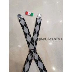 Bretelles élastiques En Forme X Avec 4 Clips Pour Hommes -Accessoires De Mode pdtimg 5019497hd