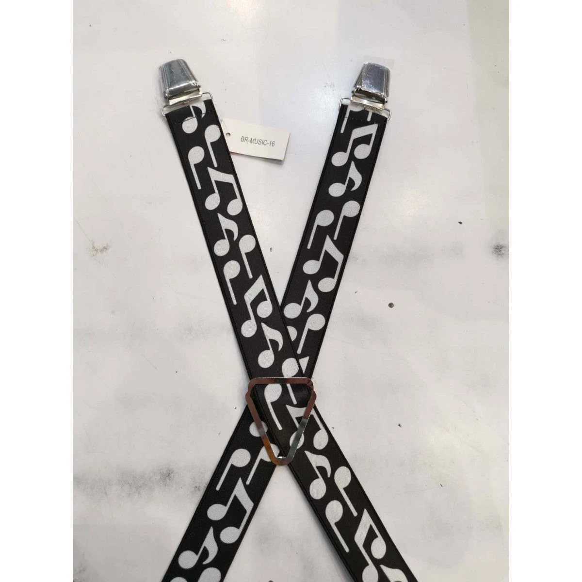 Bretelles élastiques En Forme X Avec Un Imprimé Musicale 6 Bretelles élastiques En Forme X Avec Un Imprimé Musicale – Image 4