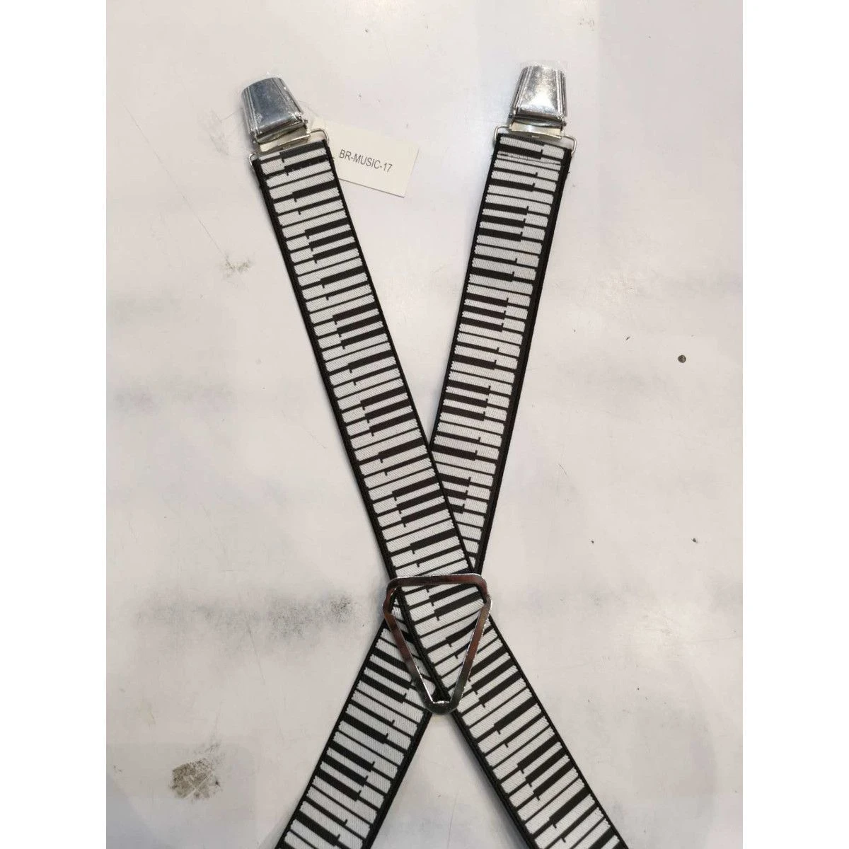 Bretelles élastiques En Forme X Avec Un Imprimé Musicale 7 Bretelles élastiques En Forme X Avec Un Imprimé Musicale – Image 5