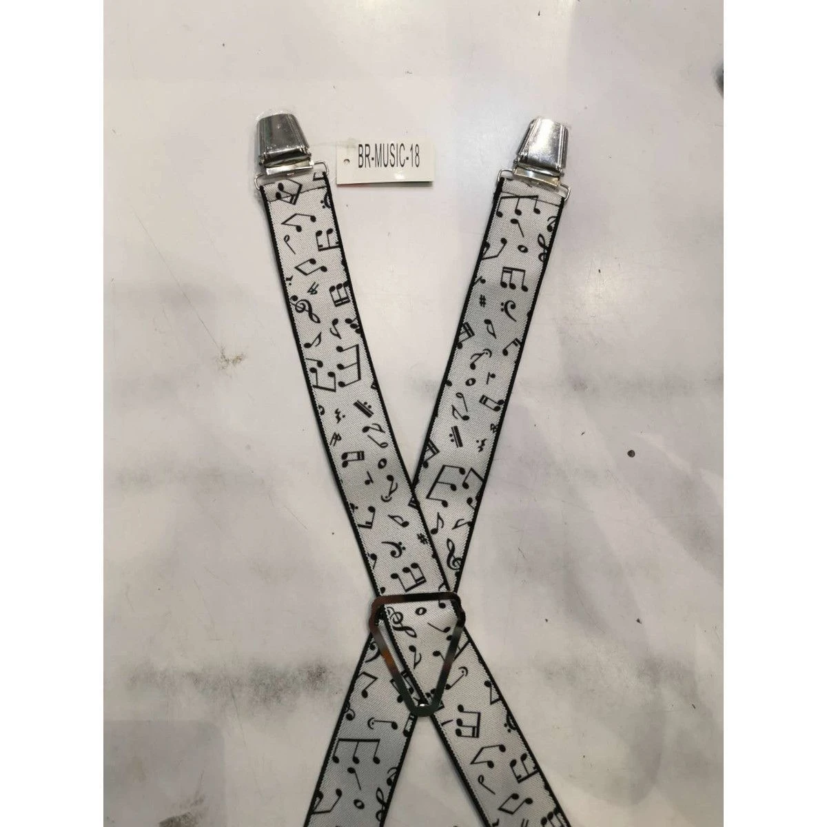 Bretelles élastiques En Forme X Avec Un Imprimé Musicale 8 Bretelles élastiques En Forme X Avec Un Imprimé Musicale – Image 6