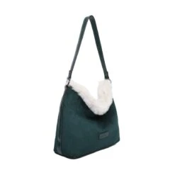 Sac Cabas En Simili Daim Avec Bordure Fausse Fourrure -Accessoires De Mode pdtimg 5020297hd
